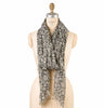 Modal Holiday Floral Print - Black - Square One Source